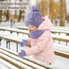 Wintermütze Schal Handschuhe Set für Mädchen Jungen 3 in 1 Produktbild-Vorschau 6