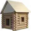 A wooden log cabin model kit. Anteprima dell’immagine prodotto