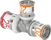 UPONOR S-Press PLUS, T-Stück, reduziert, 25-20-20, 1 Stk. Produktbild-Vorschau 2