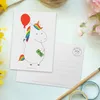 Mr. & Mrs. Panda Postkarte Einhorn Luftballon - Weiß - Produktbild-Vorschau 3