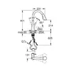 GROHE Zedra, Stal, 1 szt. Podgląd zdjęcia produktu 10