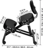 VEVOR Ergonomiczne krzesło kolanowe z kółkami i oparciem, Podgląd zdjęcia produktu 8