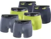 M|PUMA Boxer Herren Boxershorts 6er-Pack Blue Lime Produktbild-Vorschau 2
