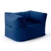 A navy blue beanbag chair is shown against a white background. Anteprima dell’immagine prodotto