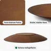 Runde Schale aus Metall mit Edelrost, Durchmesser 50 cm, Produktbild-Vorschau 4
