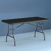 Table traiteur 180 cm, pliable en valise, noire, ModernHome Voir les images du produit 8