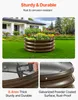 SucceBuy Metall-Hochbeet Φ600x290mm, Pflanzbeet mit offenem Produktbild-Vorschau 3