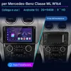 Carplay''2+64G Andriod13 Autoradio GPS Navi per Mercedes ML Anteprima dell’immagine prodotto 2