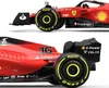 Close-up views of a red Formula 1 race car. Podgląd zdjęcia produktu
