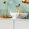 Dekoschale mit handförmigem Stand in weiß, 3D Druck, 13cm Produktbild-Vorschau 3