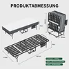 Składane łóżko dla gości 78 x 190 cm z materacem z pianki Podgląd zdjęcia produktu 2