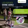 JUSKYS® Kinderroller Lumox - Rosa, LED Räder, Produktbild-Vorschau 6