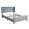 16-farbige LED-Bett, Doppelbett mit Steppmuster, Produktbild-Vorschau 17
