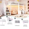 Lit superposé Merax 90 x 200 cm avec armoire de rangement, Voir les images du produit 6