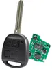 Chiave Auto Programmabile 433MHz, con 2 Pulsanti, Chip Anteprima dell’immagine prodotto 1