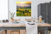 MuchoWow® Poster Gras - Sonne - Hügel - Landschaft 100x100 Produktbild-Vorschau 3