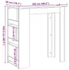 vidaXL Barový stôl s policou Artisan dub 102x50x103,5 cm Náhľad obrázku produktu 8
