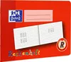 A red notebook cover with the Oxford logo and the word "Rechenheft" printed on it. An open notebook with grid paper is shown in the center. Voir les images du produit
