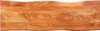 A close-up view of a wooden surface with natural edges. Náhled obrázku produktu