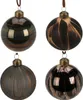 H&S Decoration Vánoční ozdoby na stromeček mramorové 12 Náhled obrázku produktu 1