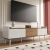 Merax TV-Schrank mit 3 Türen, TV-Lowboard 160 cm mit Produktbild-Vorschau 4