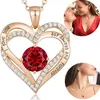 925 Sterling Silber Rosegold Forever Love Kette Damen Produktbild-Vorschau 1