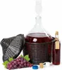 MIKONI Weinballon 10 L mit Kunststoffkorb + 3 Korken + Produktbild-Vorschau 1