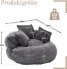 okwish Klassische Sitzsäcke  Gaming Sofa mit umlaufenden Produktbild-Vorschau 6