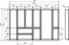 ORGA-BOX Junker Slim Besteckeinsatz 725 x 476 mm Lavagrau Produktbild-Vorschau 2
