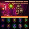 A festive indoor scene with Christmas decorations, including a decorated Christmas tree and LED light displays. Produktbild-Vorschau