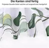 Duschvorhang 240x180cm Grün Blätter Antischimmel Textil mit Produktbild-Vorschau 5