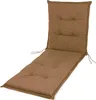 A single brown chaise lounge cushion on a white background. Produktbild-Vorschau