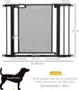 PawHut Hunde Türschutzgitter, Treppengitter, 75-103 cm Produktbild-Vorschau 3