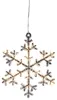 Fiocco di neve acrilico a LED "Icy Star" - 16 LED bianco Anteprima dell’immagine prodotto 2