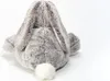 Hermann Teddy Kuscheltier Hase Plüsch 45 cm grau Spielzeug Produktbild-Vorschau 4