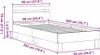 vidaXL Bettrahmen Artisan-Eiche 203 x 95 x 70 cm Produktbild-Vorschau 7