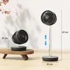 HOMCOM Wentylator stojący USB – wentylator z możliwością Podgląd zdjęcia produktu 3
