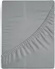 Jersey Betttuch stahl 240x220 30cm Baumwolle Gewicht: 125 Produktbild-Vorschau 5