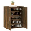 Schuhschrank Räuchereiche 60x35x70 cm Holzwerkstoff Produktbild-Vorschau 8