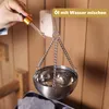 Aroma Schüssel Sauna, 350 ML Edelstahl Aroma Schüssel mit Produktbild-Vorschau 2