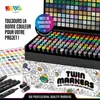 Joya Creative Set de twinmarkers 168 pièces - Marqueurs à Voir les images du produit 5