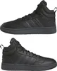 Two black Adidas high-top sneakers are shown from a side view against a white background. Anteprima dell’immagine prodotto