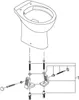 Grohe Stand-Tiefspül-WC Bau Keramik Abgang universal Produktbild-Vorschau 3