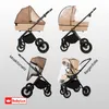 BabyLux® Kinderwagen 3in1 Set ROSSO, Schwarz Faltbar Leicht Produktbild-Vorschau 10