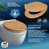 CASARIA® Toilettendeckel mit doppelter Absenkautomatik MDF Produktbild-Vorschau 3