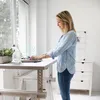Stolný ventilátor s LED klipom biely osvetlený usb Náhľad obrázku produktu 7