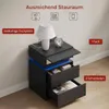 WOLTU Nachttisch mit Ladefunktion, LED-Beleuchtung 25 Produktbild-Vorschau 6