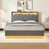 okwish Polsterbett 160x200 Jugendbett mit Bettkasten und Produktbild-Vorschau 2