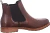 A side view of a brown leather Chelsea boot. Produktbild-Vorschau