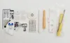 A collection of sewing machine accessories laid out on a white background. Produktbild-Vorschau